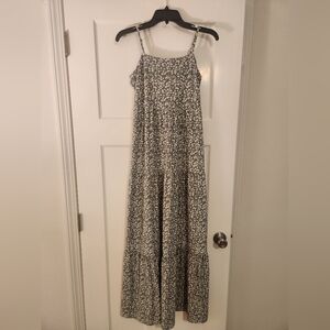 Green Floral Maxi Dress